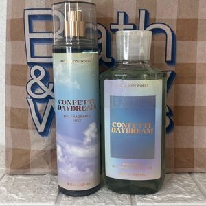 New Confetti Daydream Fine Fragrance & Shower Gel Bath And Body Works Set